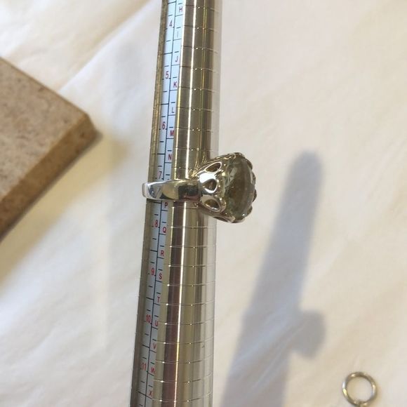 LOIS HILL Green Amethyst Necklace&Earrings ARTISAN Green Amethyst Ring&Bracelet - Picture 12 of 16